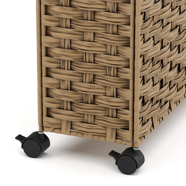 Wäschekorb Rattan 1 Fach 66L braun