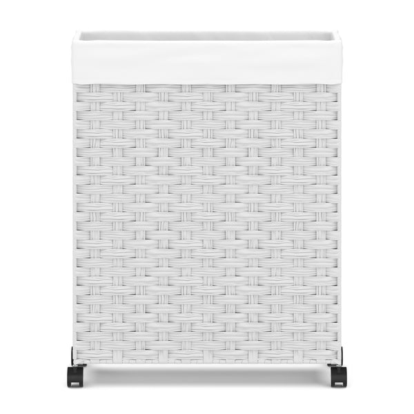 Wäschekorb Rattan 1 Fach 66L weiss