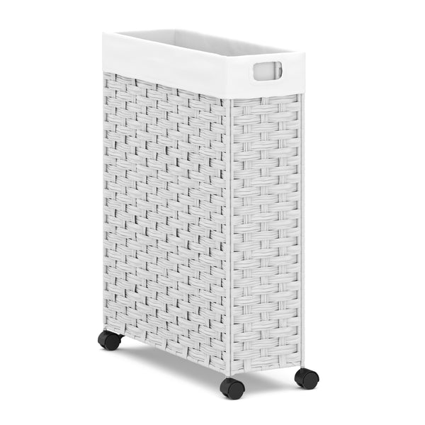 Wäschekorb Rattan 1 Fach 66L weiss
