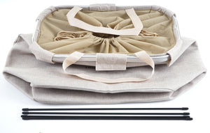 Wäschekorb Wäschesack easyBag 89l cord beige