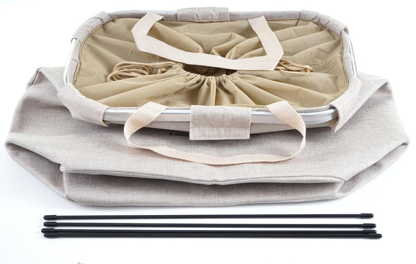 Wäschekorb Wäschesack easyBag 89l cord beige