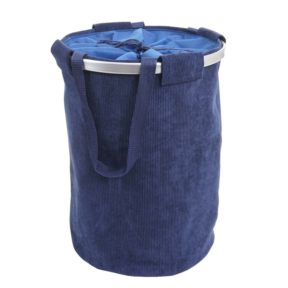 Wäschekorb easyLaundry Wäschesammler 55x39cm 65L cord blau