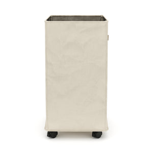 Wäschekorb auf Rollen 83L beige