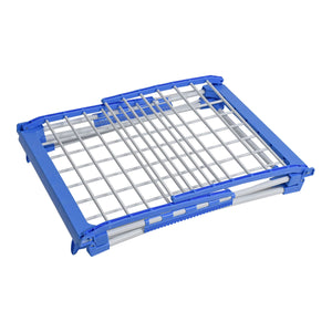 Wäscheständer klappbar weiss/blau