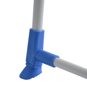 Wäscheständer klappbar weiss/blau