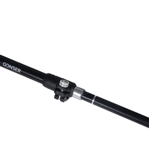 Wanderstöcke faltbar 115 - 130 cm schwarz