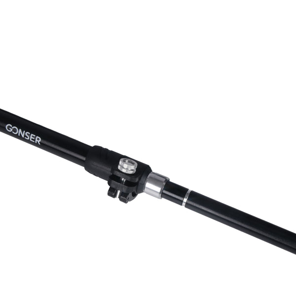 Wanderstöcke faltbar 115 - 130 cm schwarz