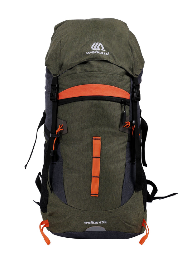 Wanderrucksack ALPIN 50L dunkelgrün