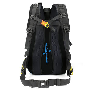 Sac à dos de randonnée CIMA, noir/jaune, 40 L