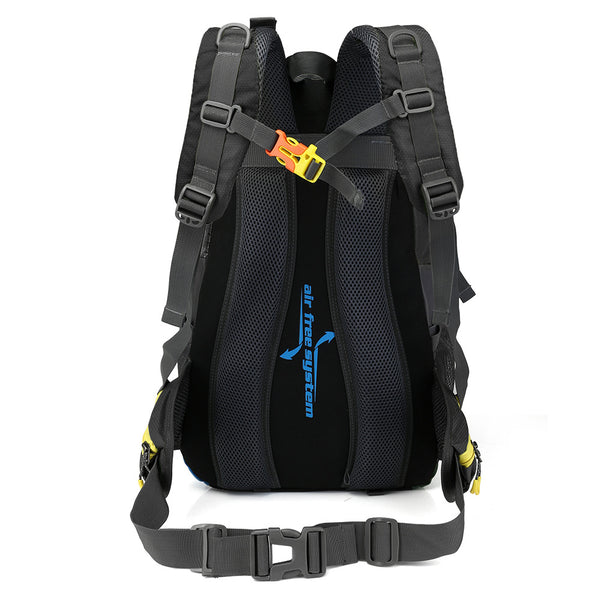 Sac à dos de randonnée CIMA, noir/jaune, 40 L