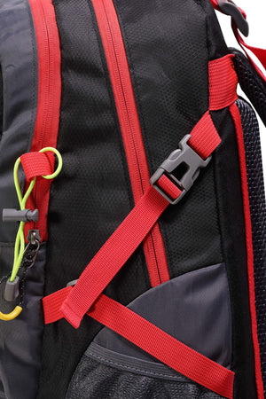 Sac à dos de randonnée CIMA noir/rouge 40L
