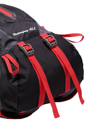 Sac à dos de randonnée CIMA noir/rouge 40L