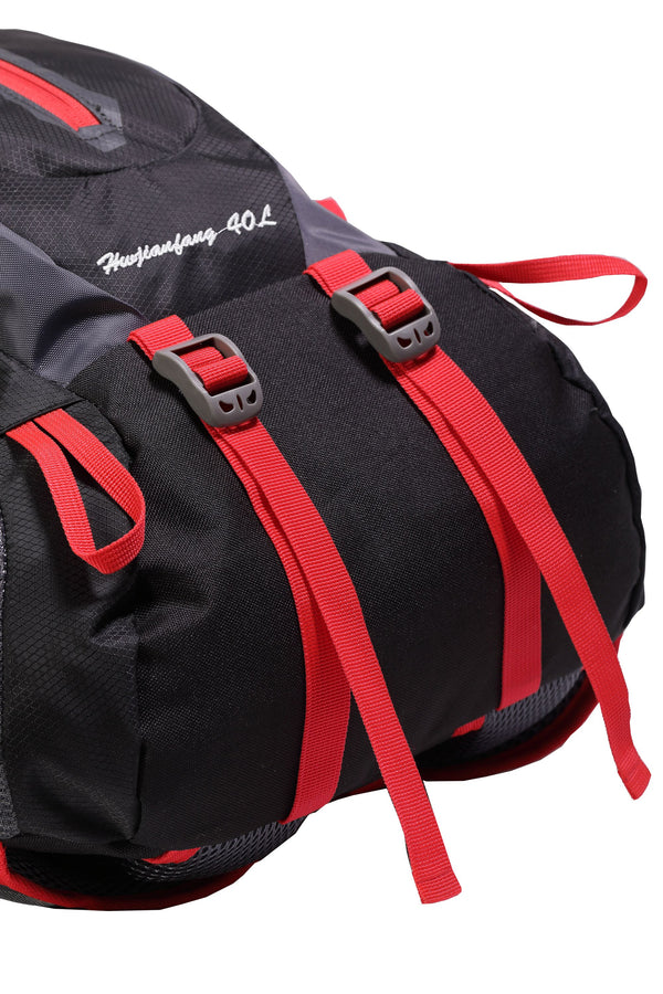 Sac à dos de randonnée CIMA noir/rouge 40L