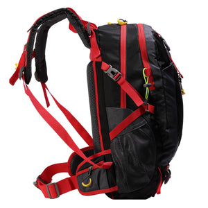 Sac à dos de randonnée CIMA noir/rouge 40L