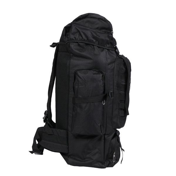 Zaino da trekking nero LOMO 75L