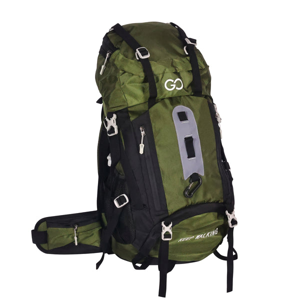 Zaino da trekking impermeabile ALBIS 60L cachi