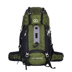 Zaino da trekking impermeabile ALBIS 60L cachi