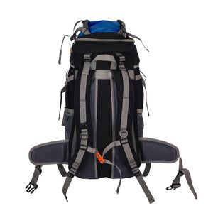 Wanderrucksack wasserdicht WEISSHORN 70L blau