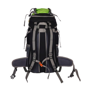 Wanderrucksack wasserdicht WEISSHORN 70L grün