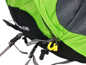 Wanderrucksack wasserdicht WEISSHORN 70L grün