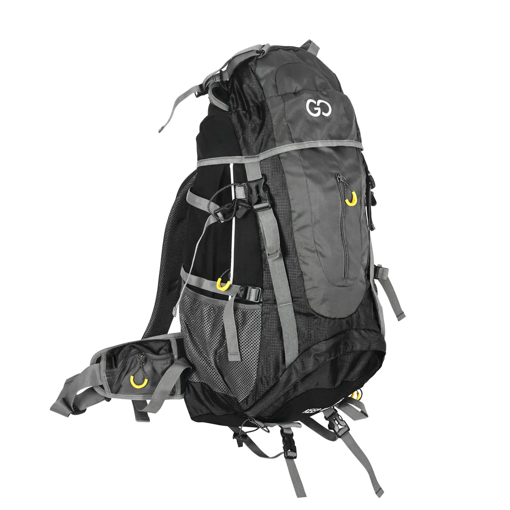 Zaino da trekking impermeabile WEISSHORN 70L nero