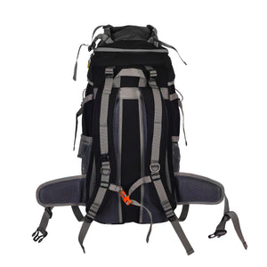 Wanderrucksack wasserdicht WEISSHORN 70L schwarz