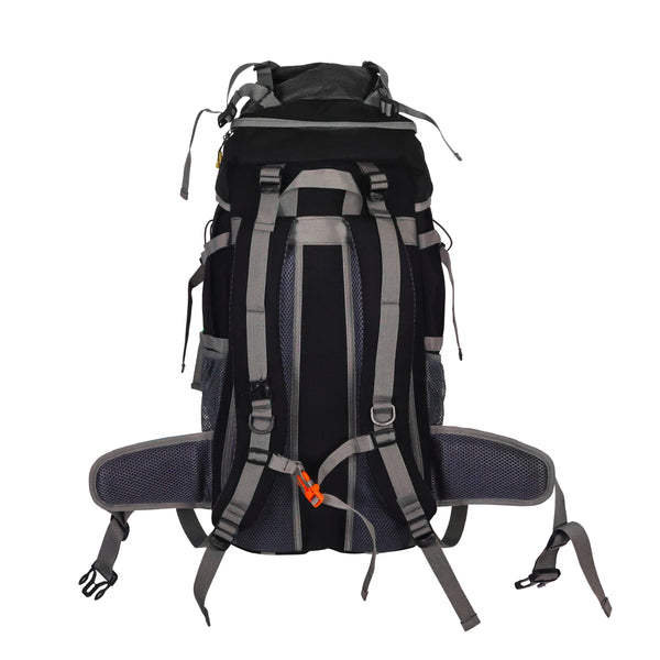 Wanderrucksack wasserdicht WEISSHORN 70L schwarz
