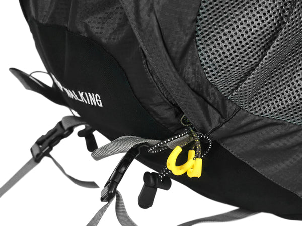 Wanderrucksack wasserdicht WEISSHORN 70L schwarz
