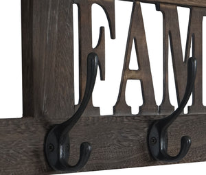 Wandgarderobe Garderobe Family Vintage braun shabby