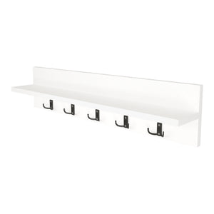 Wandgarderobe Hammarö 80x11x18cm Weiss
