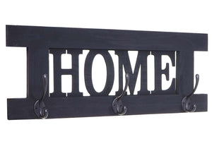 Wandgarderobe Garderobe Home Vintage Shabby dunkelgrau