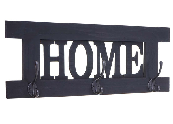 Wandgarderobe Garderobe Home Vintage Shabby dunkelgrau