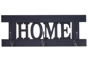 Wandgarderobe Garderobe Home Vintage Shabby dunkelgrau