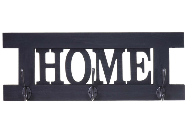Wandgarderobe Garderobe Home Vintage Shabby dunkelgrau