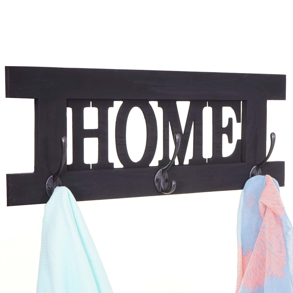 Wandgarderobe Garderobe Home Vintage Shabby dunkelgrau