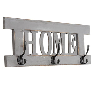 Wandgarderobe Garderobe Home Vintage ~ grau shabby