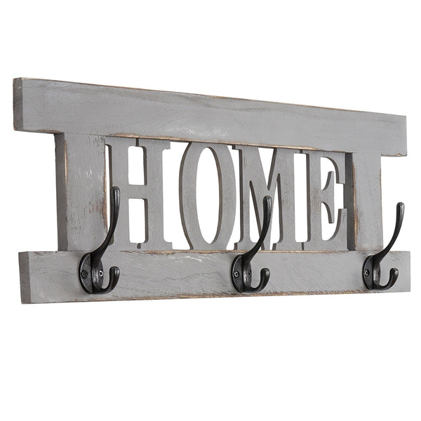 Wandgarderobe Garderobe Home Vintage ~ grau shabby