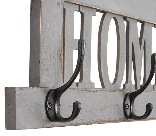 Wandgarderobe Garderobe Home Vintage ~ grau shabby