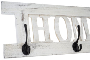 Wandgarderobe, Garderobe Home, Vintage weiss, shabby