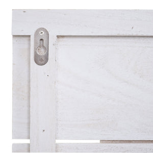 Wandgarderobe Garderobe Shabby-Look Vintage ~ 60x90cm Dunkelgrau