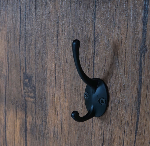 Wandgarderobe Garderobenpaneel ~100x80cm Wildeiche-Optik