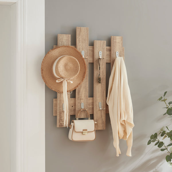 Wandgarderobe Raseborg 60x80cm Eiche-Optik