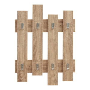 Wandgarderobe Raseborg 60x80cm Eiche-Optik