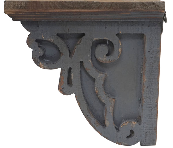 Wandgarderobe HWC, Tanne Holz massiv 22x60x18cm