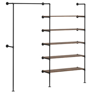 Wandgarderobe Industrial METROPOLITAN 188 x 184 cm