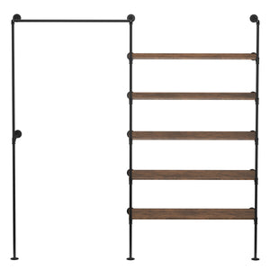 Wandgarderobe Industrial METROPOLITAN 188 x 184 cm