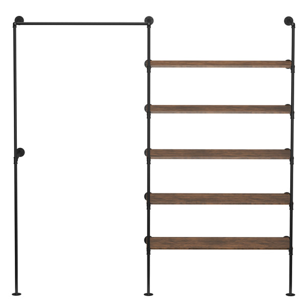 Wandgarderobe Industrial METROPOLITAN 188 x 184 cm