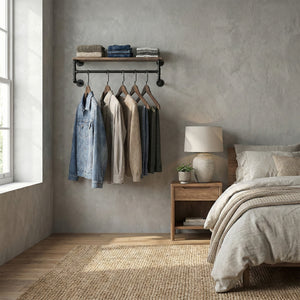 Wandgarderobe Industrial METROPOLITAN 70 x 25 cm