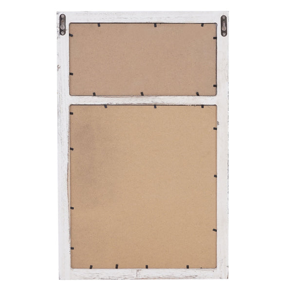 Wandgarderobe Kreidetafel 5 Haken ~ weiss shabby