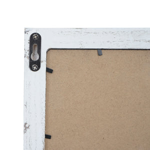 Wandgarderobe Kreidetafel 5 Haken ~ weiss shabby